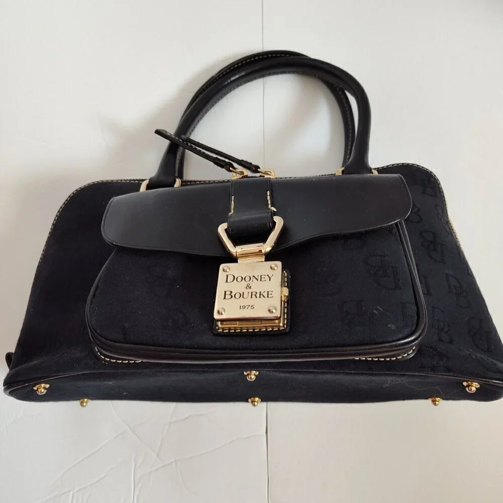 Vintage Dooney & Bourke Black Satchel